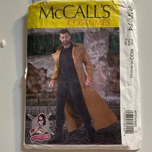 McCall's M7374 Men's Costume Coat 46 - 52